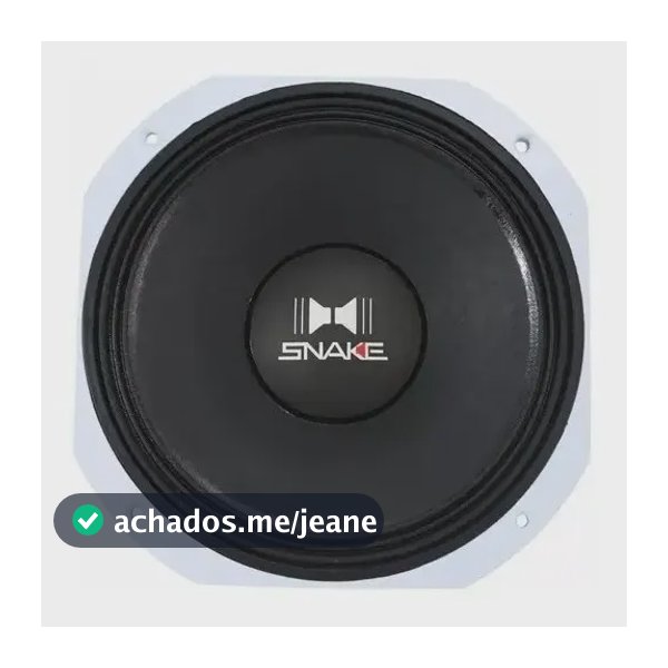 Falante Medio Grave Woofer Snake Esx608 8'' 300w Rms 8 Ohms