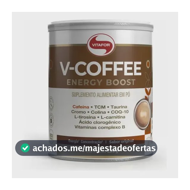 Suplemento V-coffee Energy Boost 220g Vitafor
