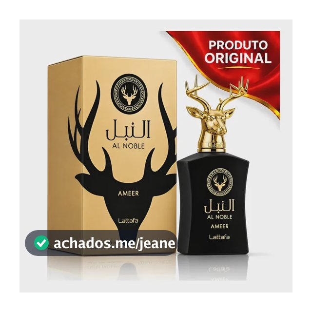 Perfume Árabe Lattafa Al Noble Ameer Edp 100ml Original Unissex Luxo Amadeirado