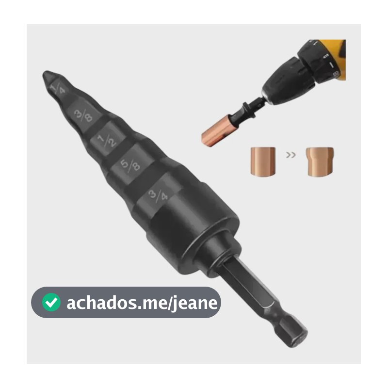 Broca Alargador Expansor De Cano Tubo Cobre E Alumínio