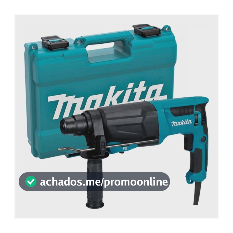 Martelete Perfurador E Rompedor 800w 3,0 Joules S - Makita Azul-turquesa
