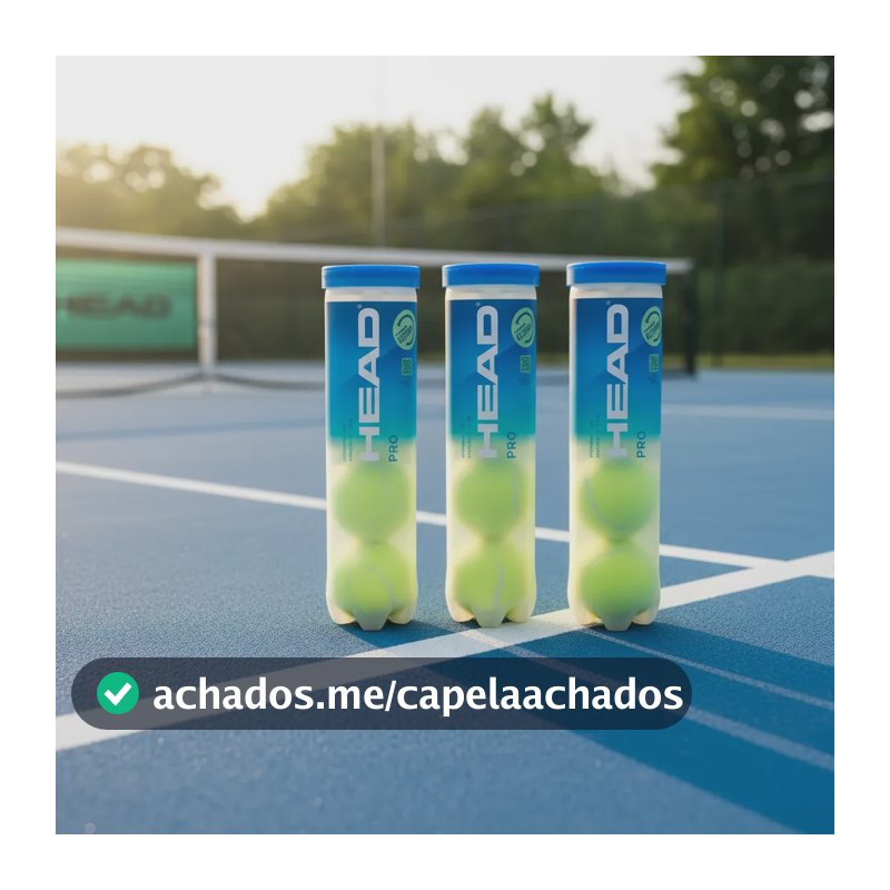 Bola De Tenis Head Pro - Kit Com 3 Tubos De 4 Bolinhas Amarelo