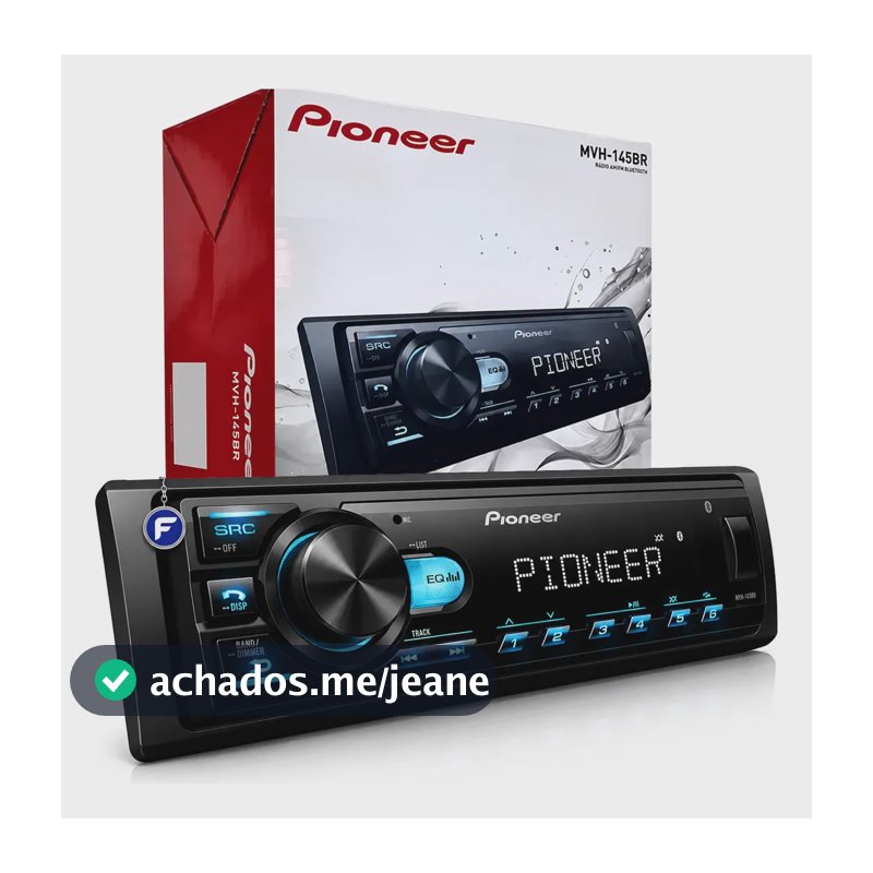 Som Automotivo Radio Pioneer Bluetooth Usb Lançamento Mp3