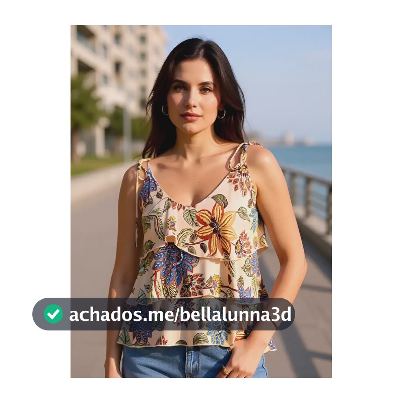 Farm Feminina Blusa Floral Delhi Floral Delhi_rs Lina Florido P