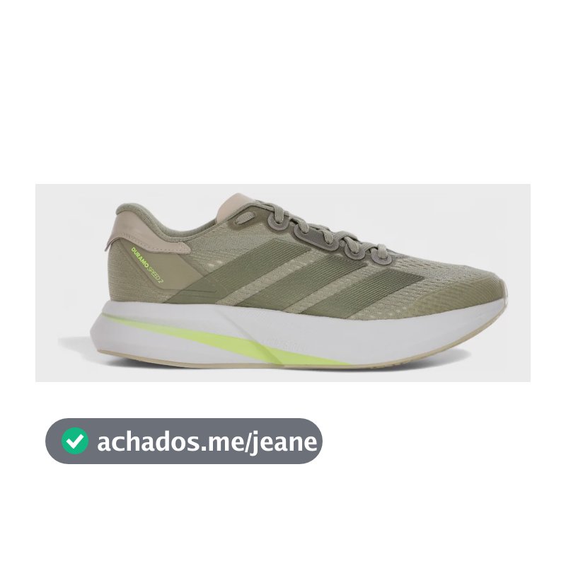 Tênis adidas Duramo Speed 2 Corrida Velocidade 5km Verde Verde 37 Br