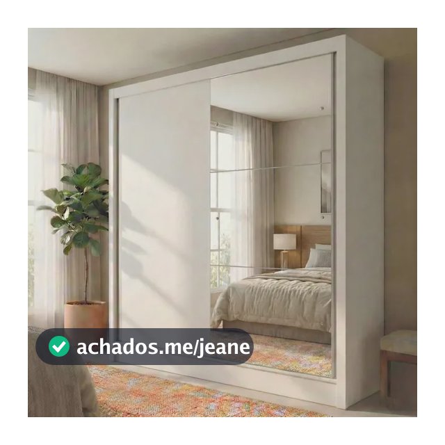 Guarda Roupa Solteiro 2 Portas De Correr 1 Porta Com Ii Branco