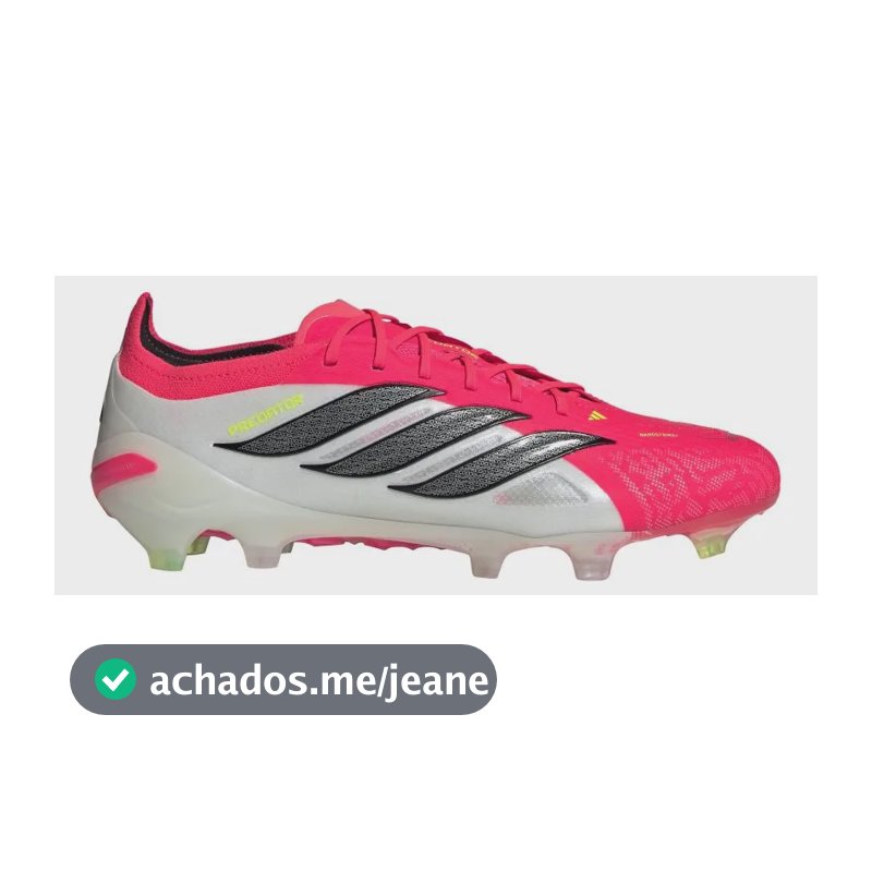 Chuteira Campo Predator Elite adidas Vermelho 39 Br