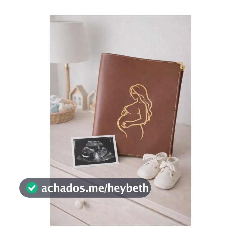 Pasta Pré-natal Gestante Porta Documentos Exames Com Desenho