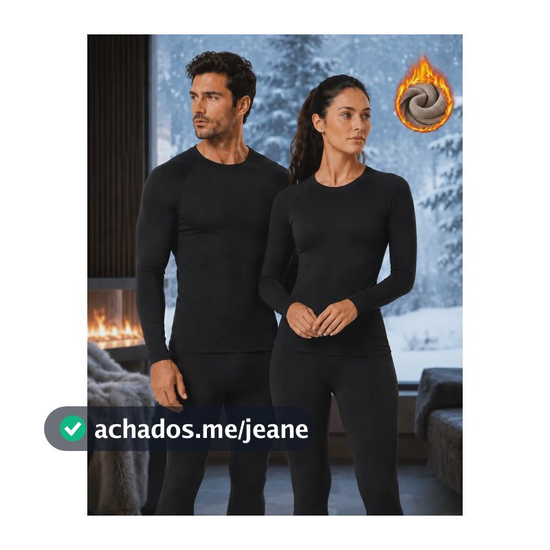 Conjunto Térmico Segunda Pele Camisa Calça Frio Inverno Masculino G/gg
