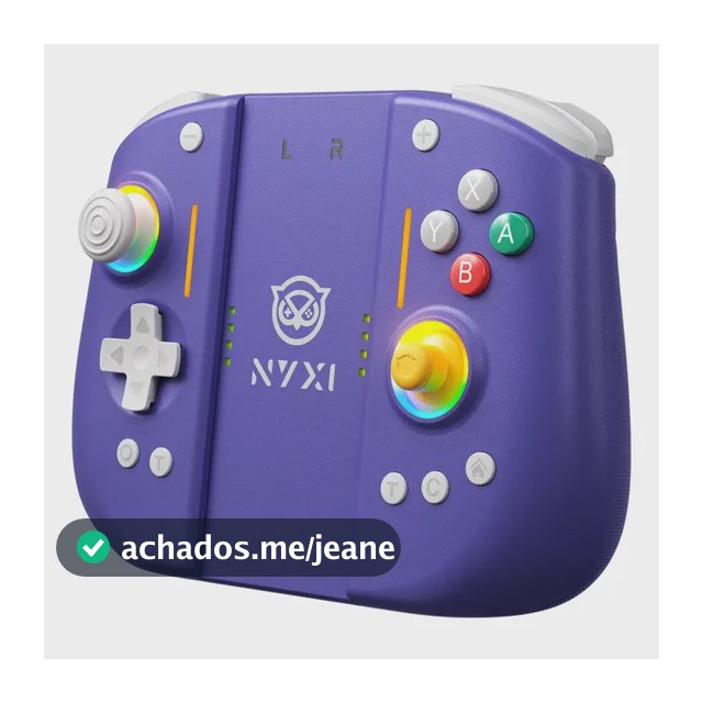 Controle Joycon Nyxi Hyperion 3 Para Switch 2 Violeta