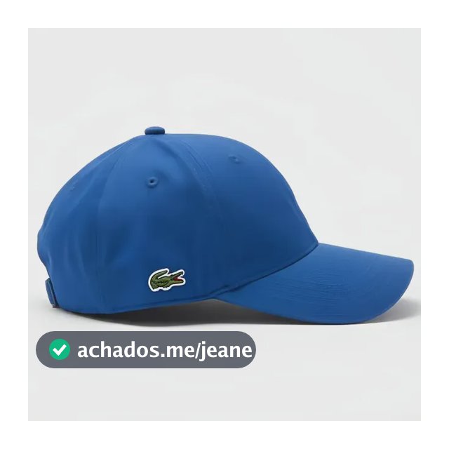 Boné Lacoste Gabardine Imediato Cor Azul-royal Tamanho Un