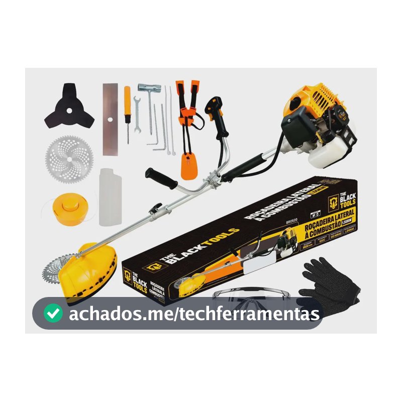 Roçadeira A Gasolina Profissional 52cc 2hp 4 Em 1 Completa