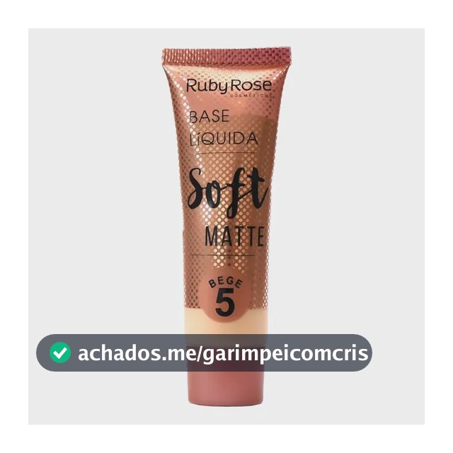 Base Líquida Soft Matte - Escolha Sua Cor - Ruby Rose