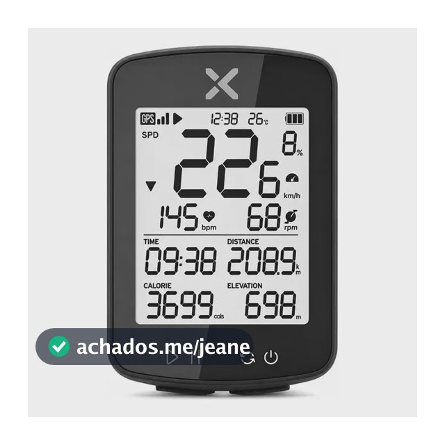 GPS XOSS G2+ Ciclocomputador Bike Bluetooth ANT+ Compatível Strava