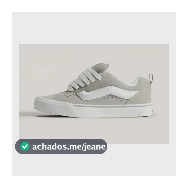 Tênis Vans Knu Skool Black White 34 Ao 43 Casual Promoção