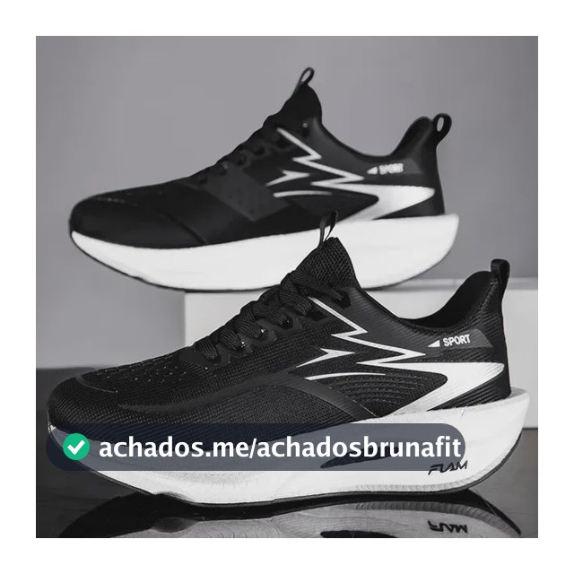 Tênis De Corrida Respiráveis Soft Sole Rebound  Preto 43 Eu