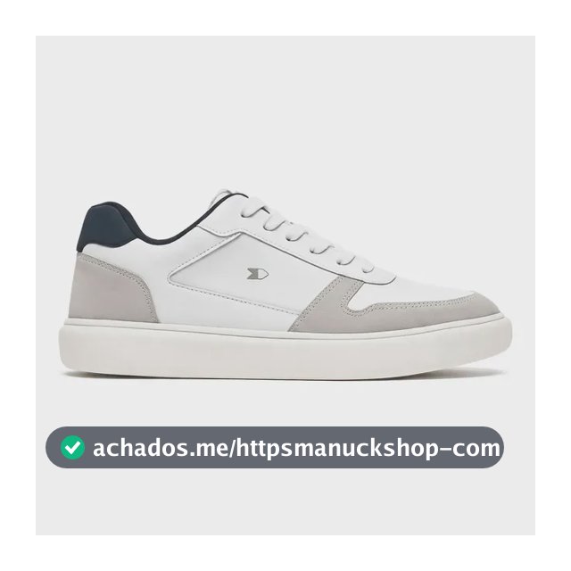 Tênis Sapatenis Masculino Sandrini Evoke Lite Branco Couro