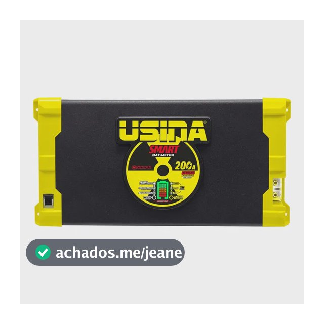 Fonte Usina 200A Bat Meter Cor Preto Amarelo