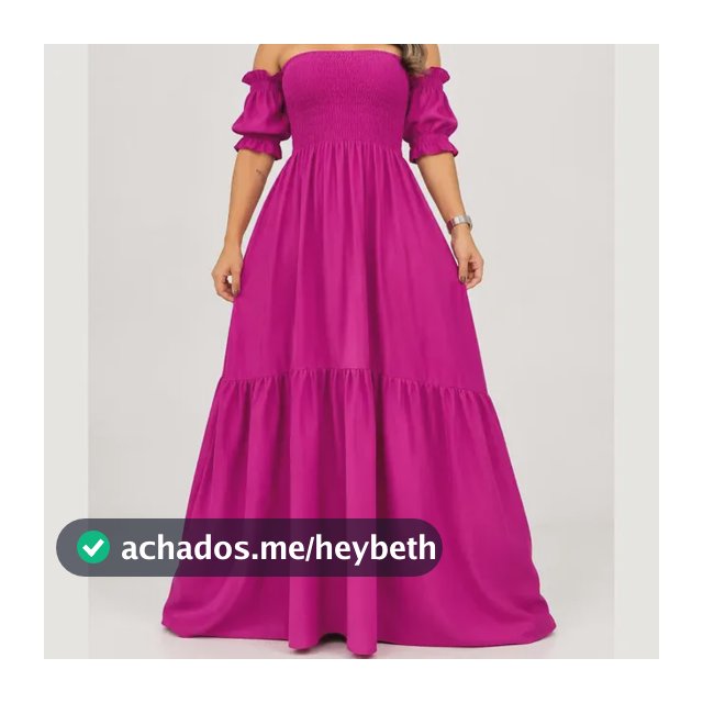 Vestido Longo Feminino Lastex Ciganinha Tomara Que Caia