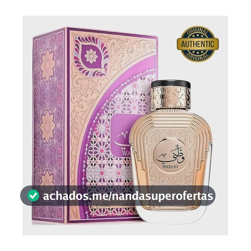 Perfume Araabe Al Wataniah Watani Purple Edp 100ml Feminino