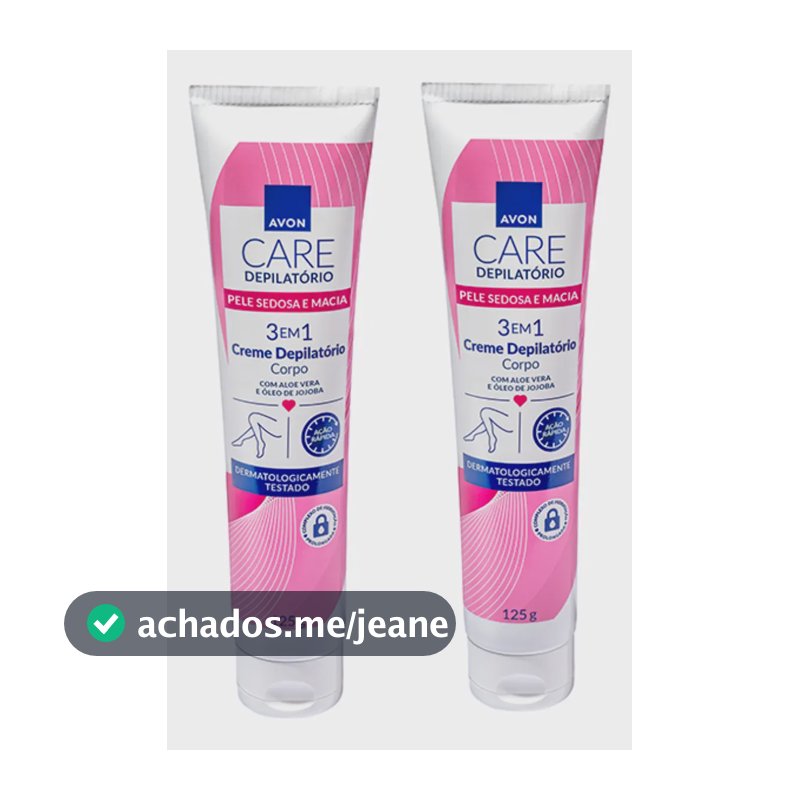 Kit 2 Unidades Creme Depilatório Corpo Skin So Soft - Avon