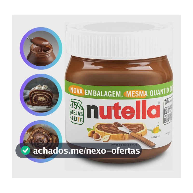 Nutella Creme Avelã Ferrero 1 Unidade 140g