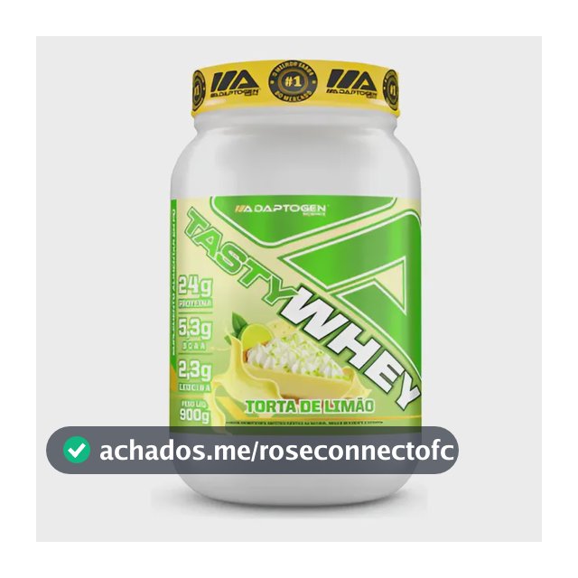 Whey Protein Adaptogen Tasty de Torta de Limão 900g