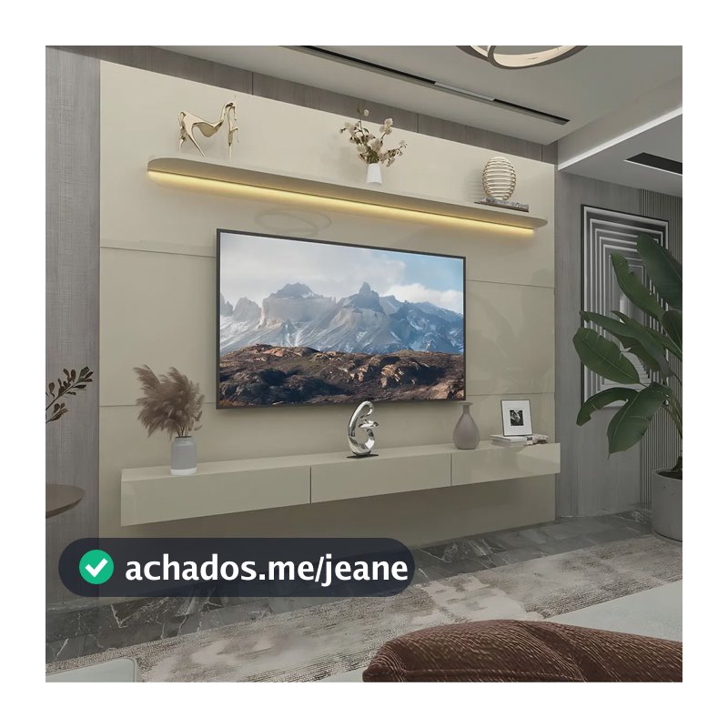 Estante Home Para Tv Até 85 Polegadas Com Led 1 Jewt