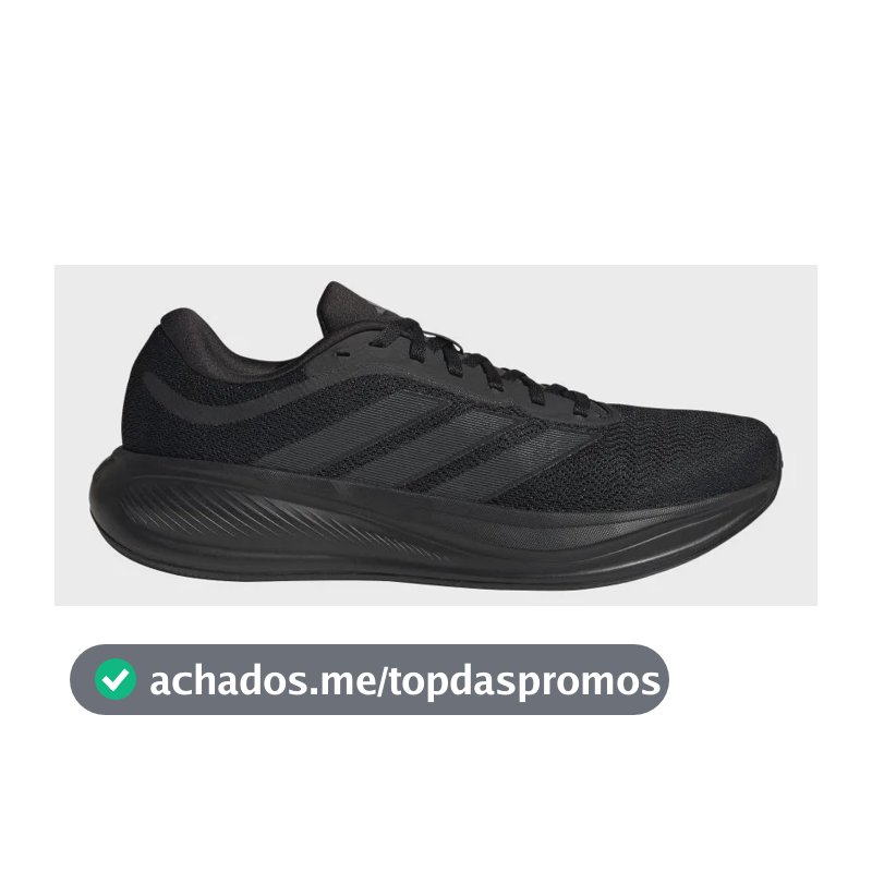 Tênis Response Runner 2 adidas Preto / Core Black / Core Black / Grey Five 42 Br
