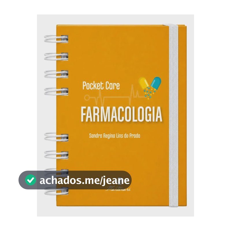 Farmacologia Pocket Care Guia Rápido De Medicamentos Saúde