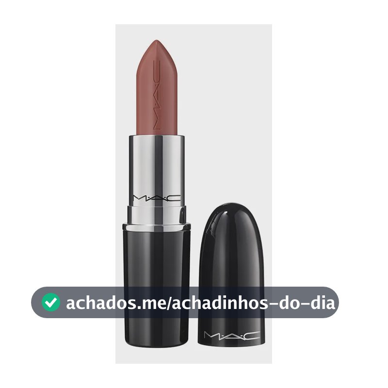 Batom Mac Hidratante Brilhante Lustreglass Sheer-shine Hug Me