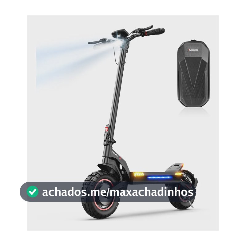 Scooter Elétrico 2000w 60km/h Autonomia 70km 15.5ah App Cont Preto