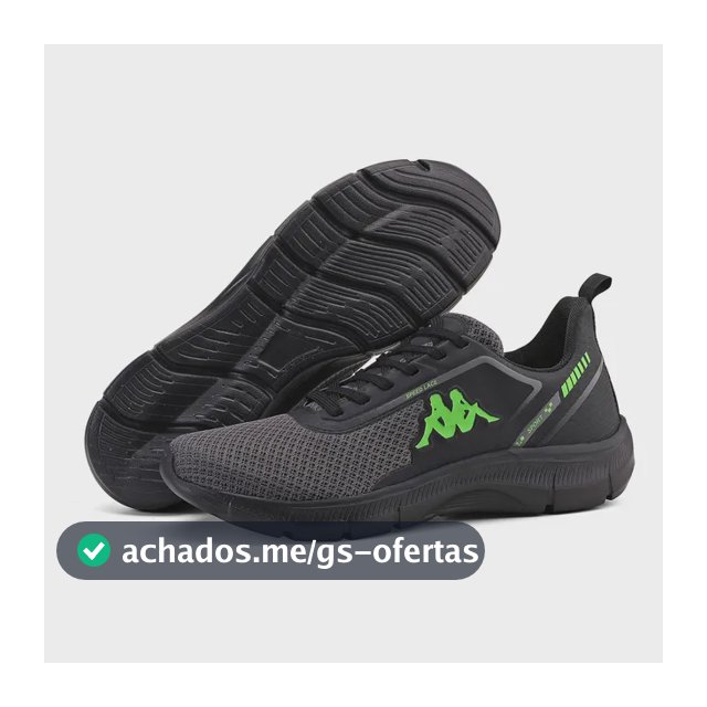 Tênis Kappa Run 200 Masculino Caminhada Corrida Original
