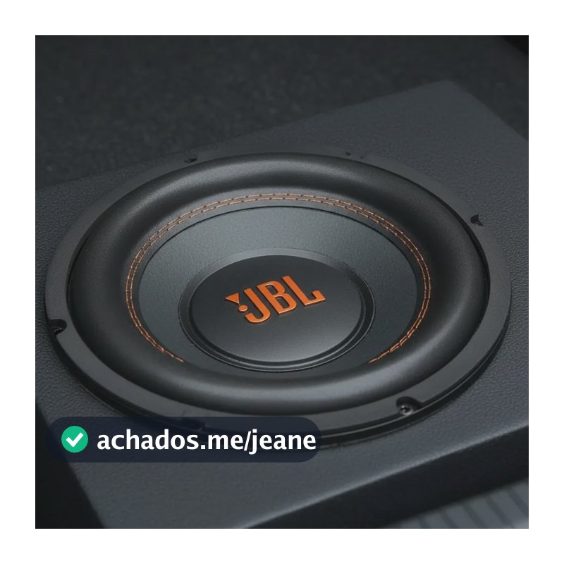 Caixa Slim Jbl 8pol Subwoofer 8swms Carro Multi System 200w