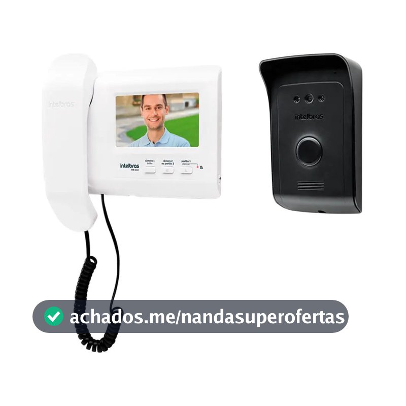 Video Porteiro Ivr 1010 Branco E Preto Intelbras 110V/220V