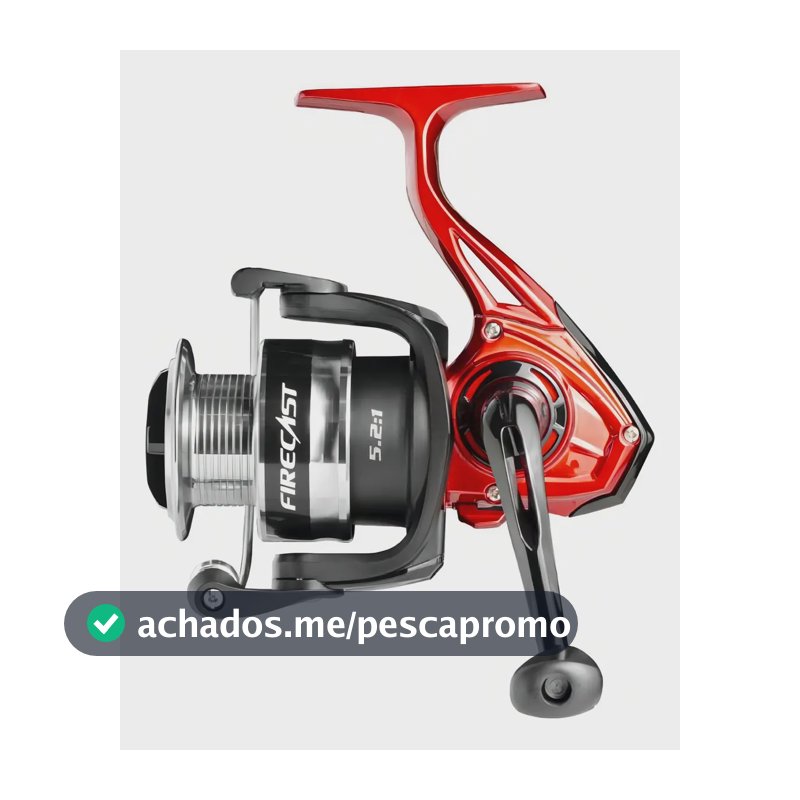 Molinete Zest Firecast 500 Marine Sports 3 Rolamentos Drag 3,5Kg Pesca