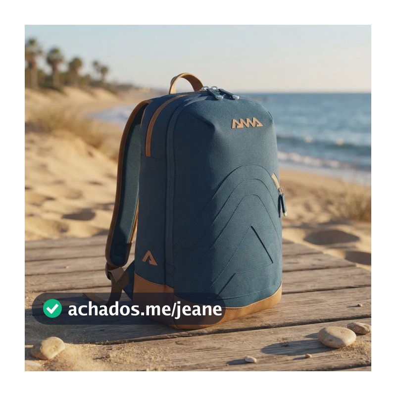 Nova Mochila Raqueteira Ama Sport Supreme Azul Beach Tennis Azul
