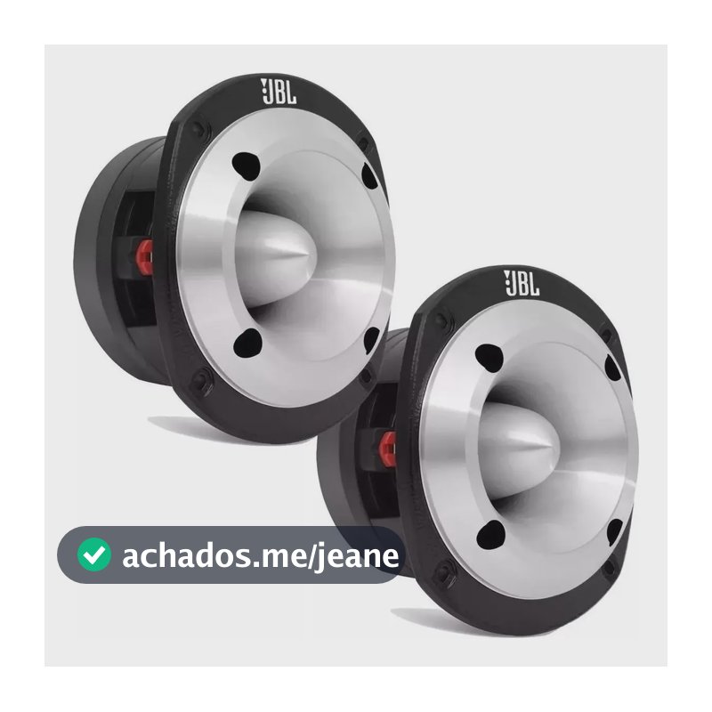 02 Super Tweeter Selenium Jbl St400 Trio 150w Rms 8 Ohms Som Cor Prateado