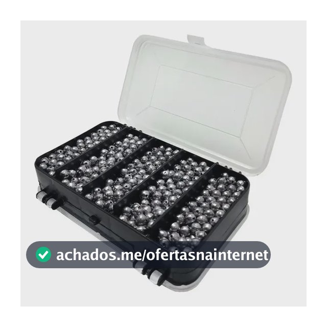 Kit Estojo Organizador Com Chumbadas 500 Gr De 2gr