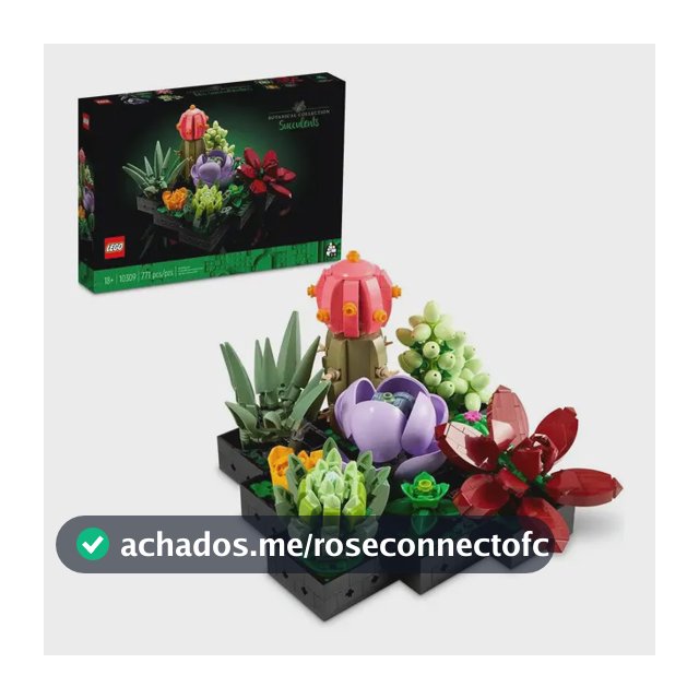 Ícones de Lego - Suculentas (10309) Número de peças 771