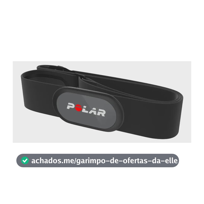 Sensor De Frequência Cardíaca Polar H9 Preto (M/GGG)