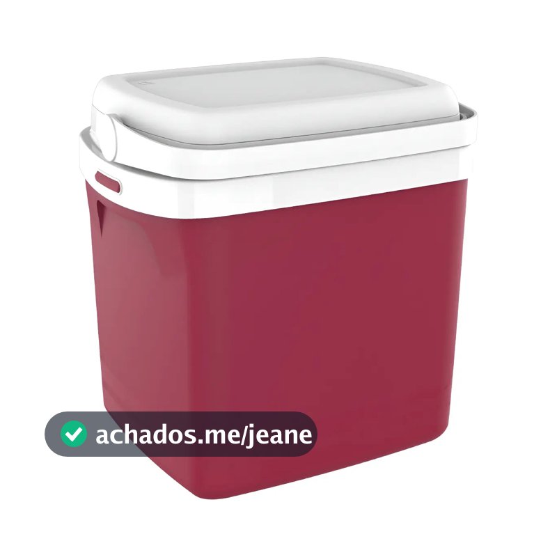Caixa Térmica Tropical 22 Litros Vermelho - Soprano