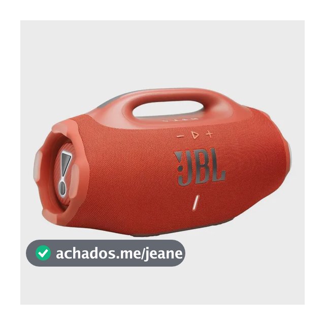 Caixa De Som Bluetooth Jbl Boombox 4 210w Laranja Laranja
