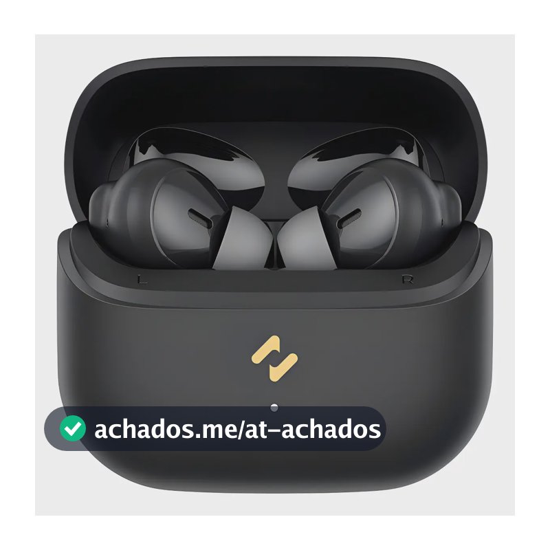 Fone De Ouvido Sem Fio Havit Tw982 ENC, Bluetooth 5.4, 33h Bateria, Resistência IPX4 contra respingos, Cancelamento de Ruído com IA, Cor Preto