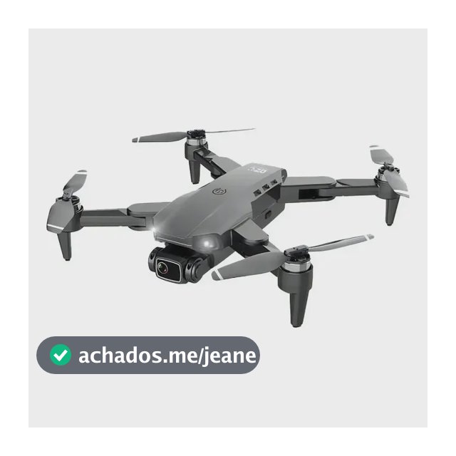 Drone L900 Pro 4k Gps 2 Câmeras 28min 1km Dist. Cor Preto