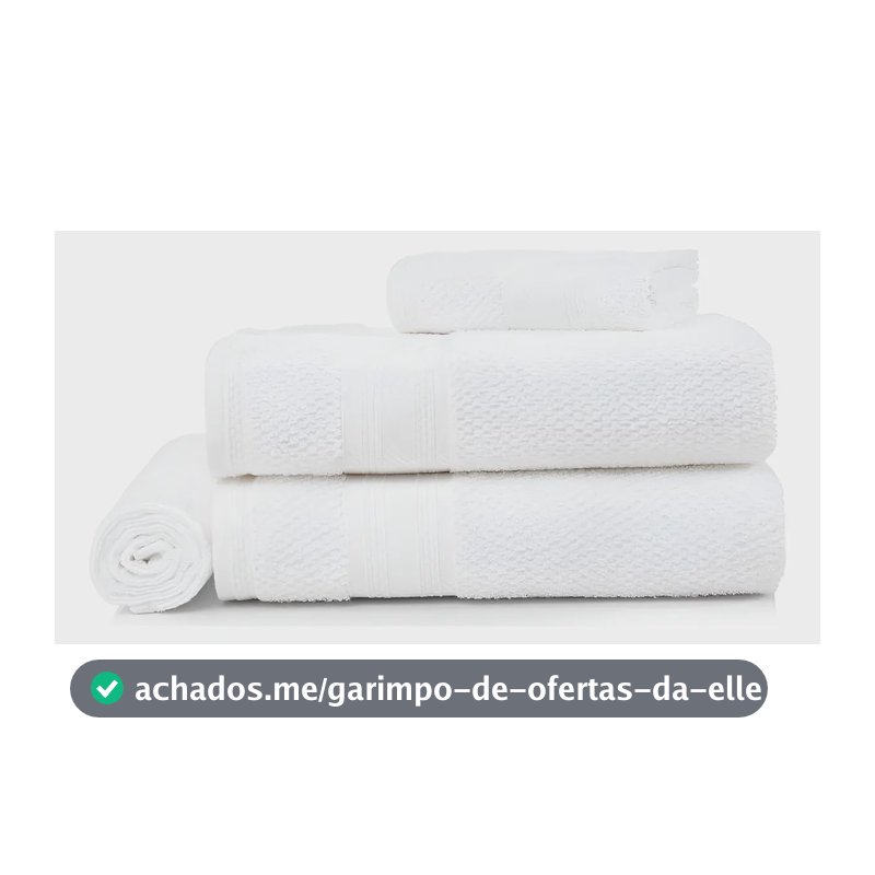 Karsten Empire Fio Cardado jogo de banho cor branco
