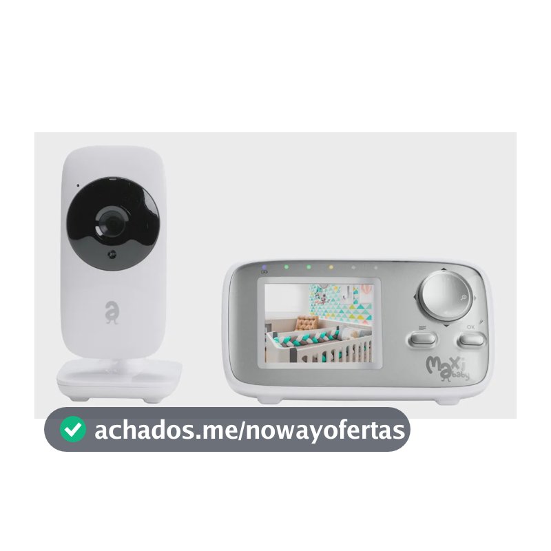Babá Eletrônica Monitor 2.4 Sem Fio Zoom Baby On Maxi Baby