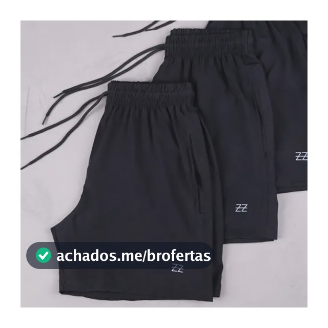 Kit 3 Bermudas Masculinas Academia Treino Praia Verão Fit