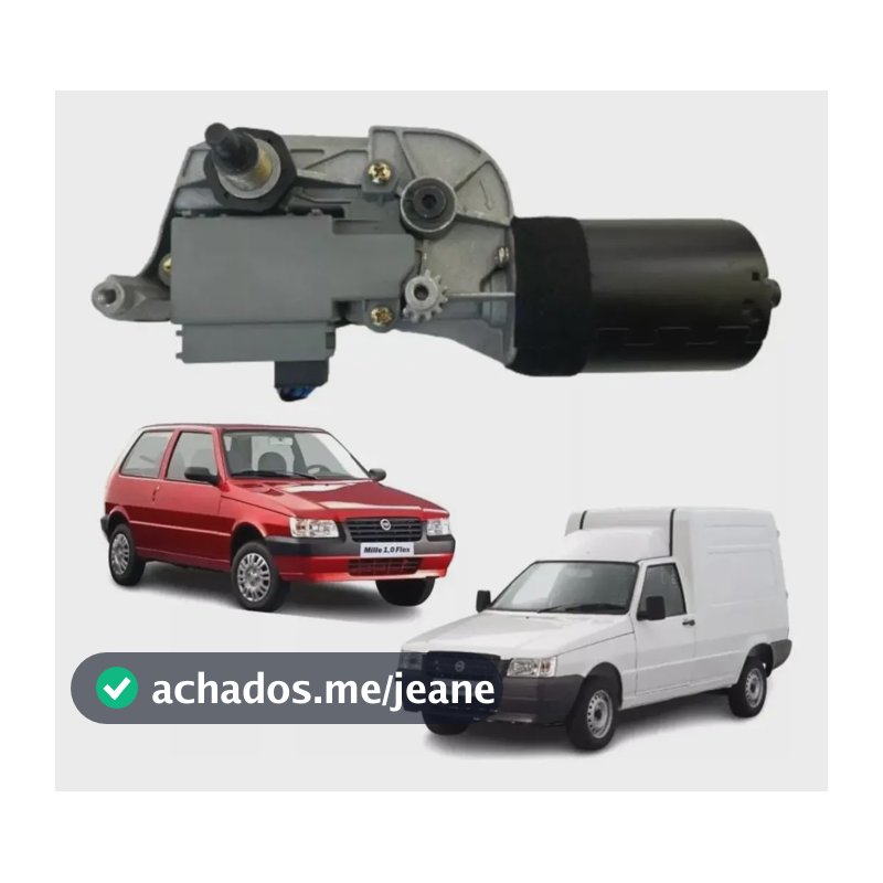 Motor Limpador Parabrisa Uno Fiorino Elba Premio 1990 A 2012