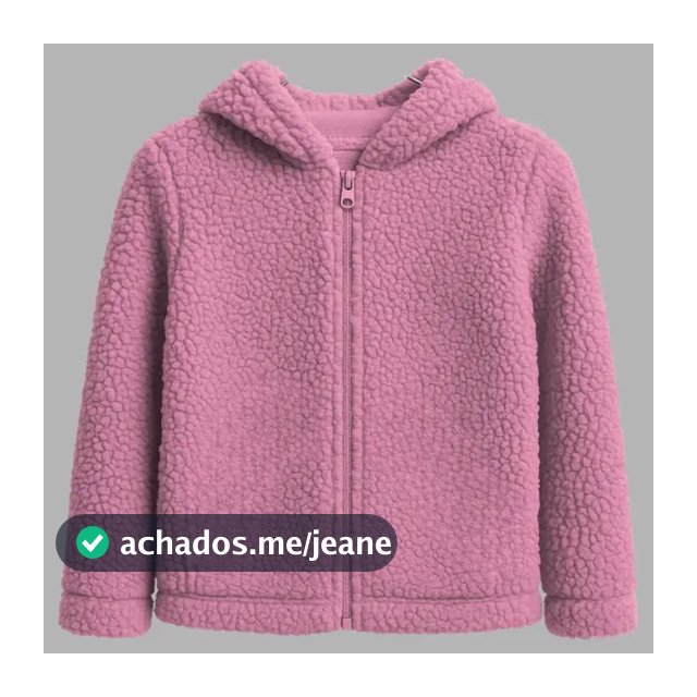 Blusa De Frio Infantil Casaco Teddy Menina Com Capuz